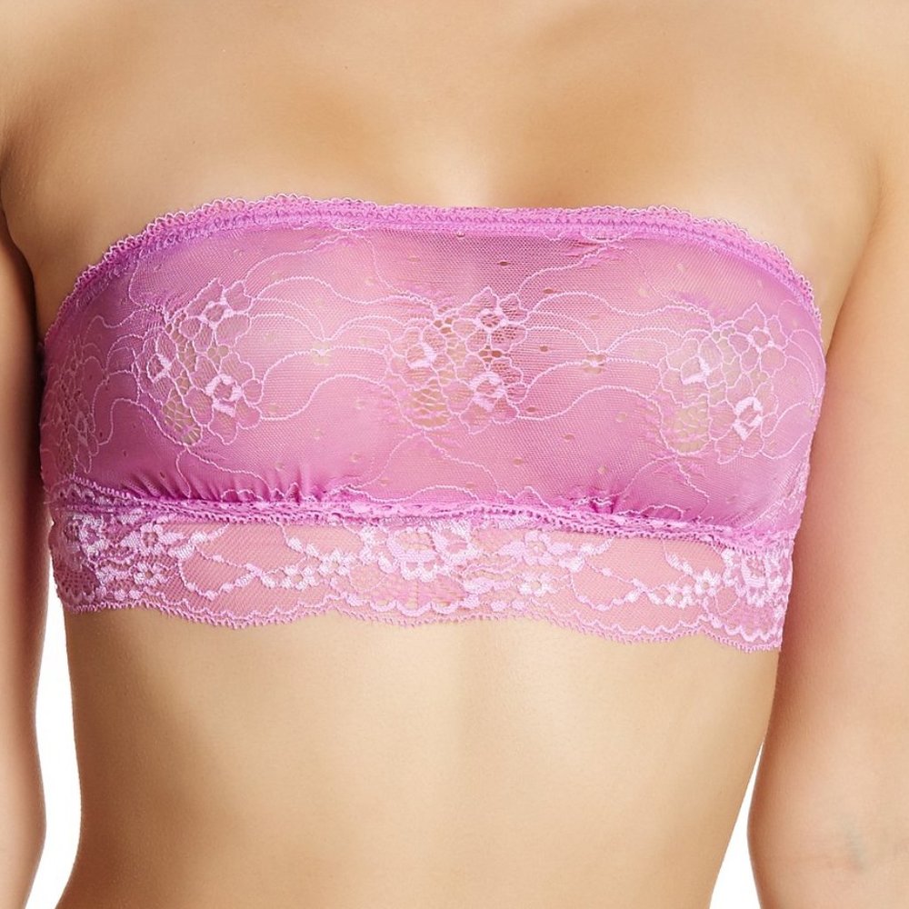 Joe's Jeans Intimates Purple Lace Bandeau Bra XS/S